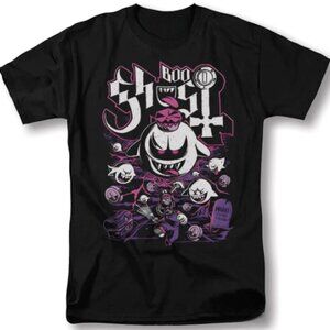 Super Mario Boo Ghost Graphic T-Shirt - King Boo & Luigi Horror Gaming Tee